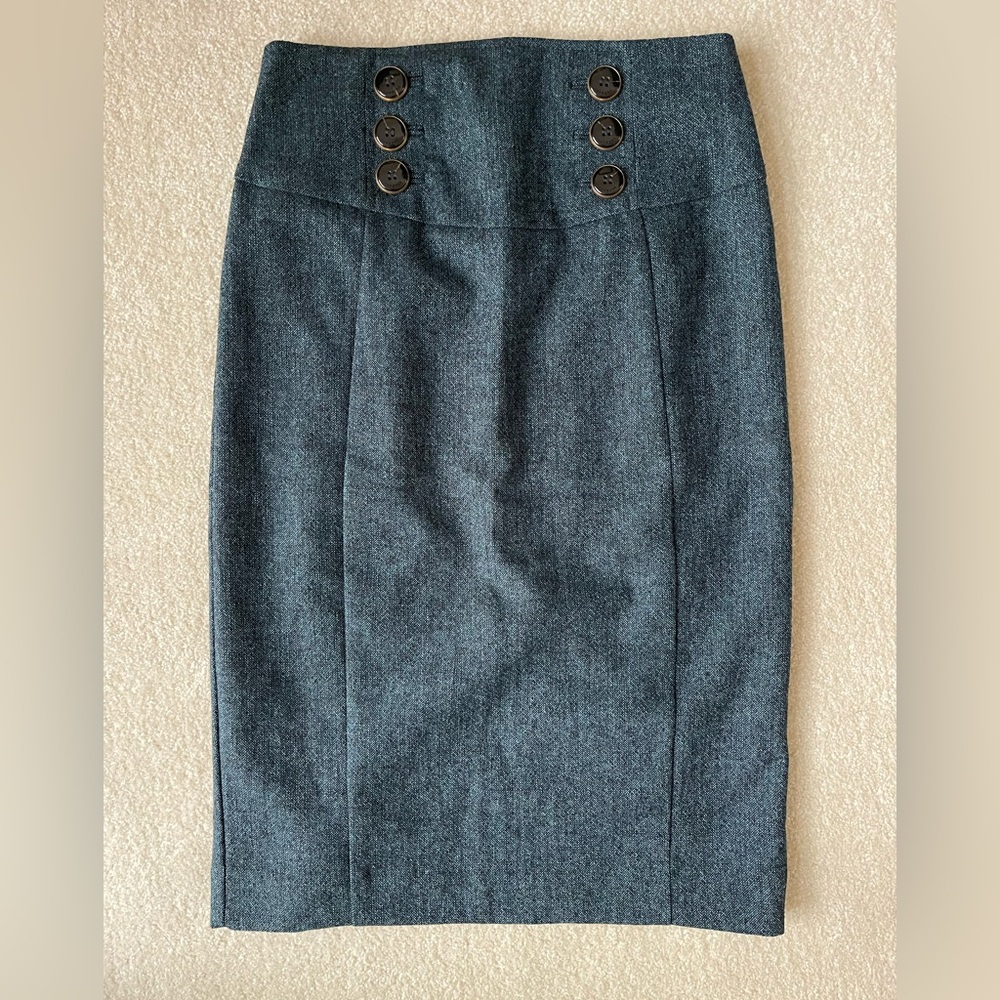 Express Studio Tweed Pencil Skirt